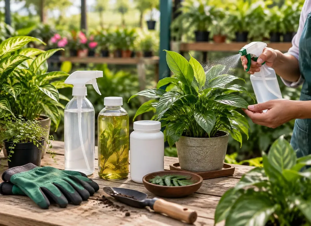 Productos y aplicación de tratamiento para el cuidado y control de plagas en plantas